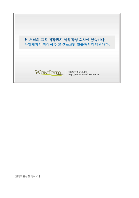사업계획서 (경영지원서)(경영진단및건설팅) 사업계획서 (경영지원서)(경영진단및건설팅)